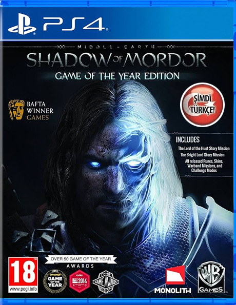 Middle Earth Shadow of Mordor GOTY